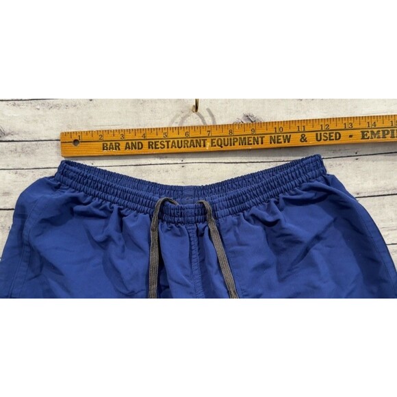 PATAGONIA Mens Baggies Nylon Short Sz S Blue Mesh Lined Active Gym 7” Inseam - Picture 10 of 16